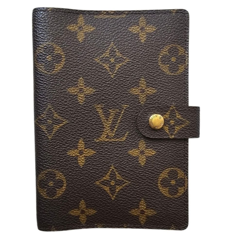 LOUIS VUITTON Monogram Agenda PM Notebook Cover. Authentic